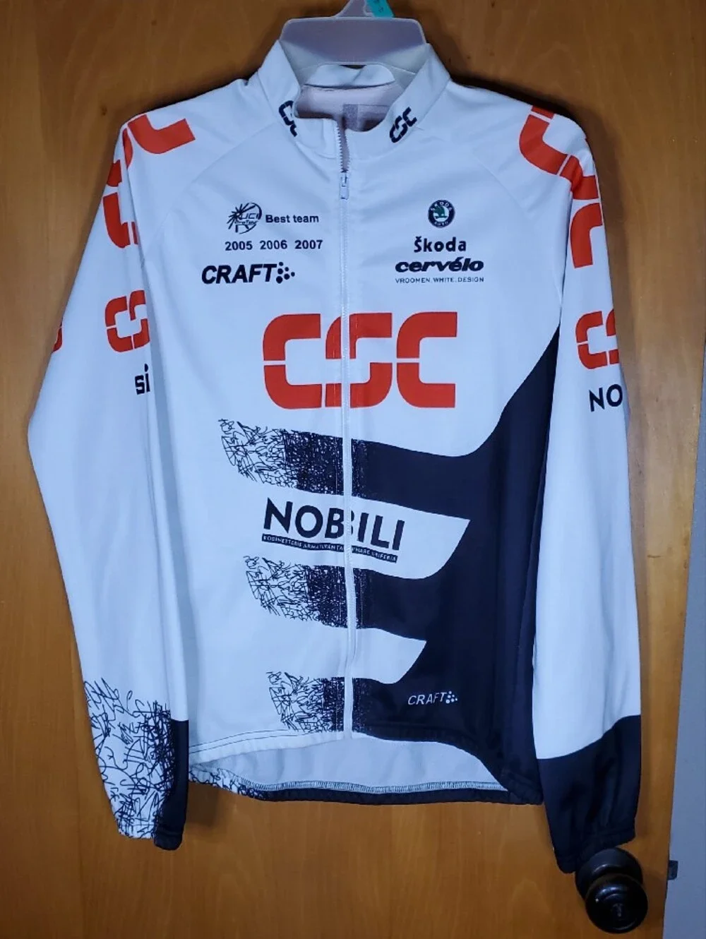 Pro Cycling Kit Bundle: Craft Team CSC Jersey + Cannondale Thermal Jacket
